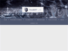 Tablet Screenshot of faubertlab.com